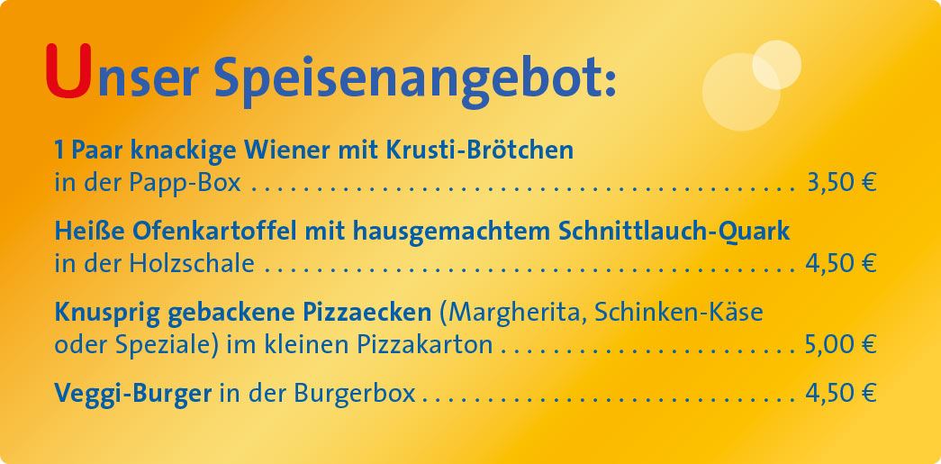 Ravensburegr Kinderwelt_Speisenangebot Bistro